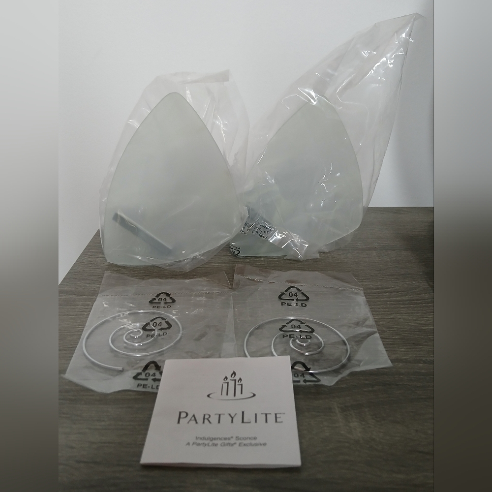 Pair of PartyLite Indulgences Wall Sconces Candle Holder NWOB